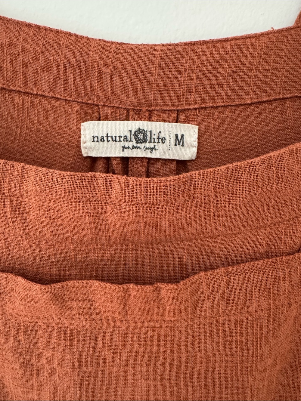 NATURAL LIFE Carrington Wide-Leg Jumpsuit in Rust Burnt Orange , Size M - Picture 6 of 16